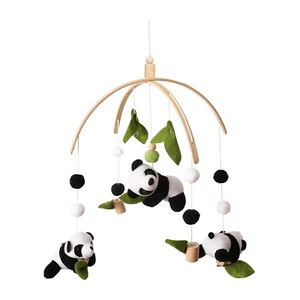 Baby Crib Mobile - Mobile for Crib, Nursery Mobile Decor, Baby Bassinet Panda - Picture 1 of 8