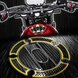 Protector de tapa de combustible para tanque de gasolina cromado dorado 2018+Benelli Leoncino 500 BJ500 - Imagen 1 de 4