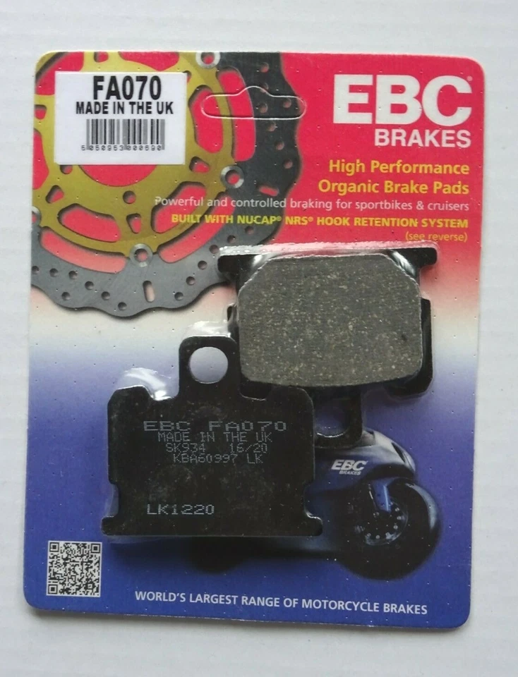 FA070 Yamaha - EBC Bremsbeläge brake pads Standard - Bild 1 von 1