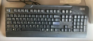 IBM SK-8820 USB Keyboard Vintage Black - Picture 1 of 2