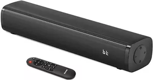 WOHOME S100 2.1ch Soundbar - 16" Ultra-Slim TV Sound Bar w/ Subwoofer - NEW - Picture 1 of 3