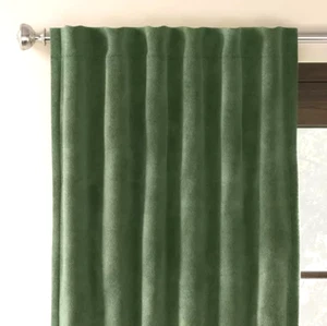 2pk 50x63 Green Blackout Velvet Curtain Panels - Threshold - Picture 1 of 9
