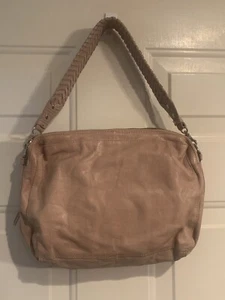 Anthropologie Day And Mood Soft Tan Leather Handbag/ Shoulder  Bag - Picture 1 of 10