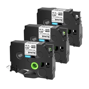 3 etiquetas de tubo reductor de calor adecuadas para Brother HSe-241 HSe241 HS-241 HS241 PT310 - Imagen 1 de 7