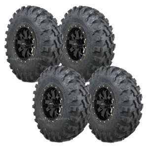 32" System3 XTR370 Tires 15" System3 SB4 4+3 Wheels Black Kawasaki KRX 1000 - Picture 1 of 3