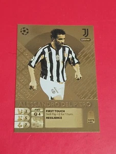 Card Topps Total Football 2022-23 1075 Alessandro Del Piero Eternal Gold 1st Ed. - Foto 1 di 2