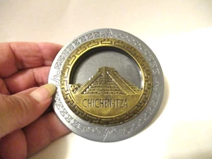 Chicken-Itza Mexico Souvenir Medallion - Picture 1 of 4