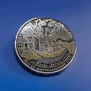 Hebilla de cinturón vintage Levi Buckle Co Rhode Island - Imagen 1 de 2