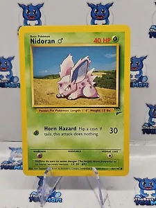 Pokemon Nidoran 83/130 Base Set 2 LP - Picture 1 of 2