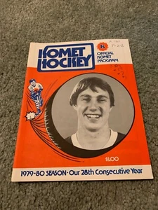 1980 Fort Wayne Komets v Saginaw Gears IHL Hockey Program Steve Letzgus 3/23 - Picture 1 of 3
