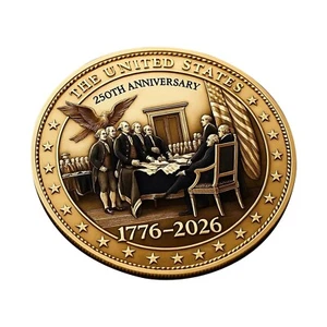 Moneda Conmemorativa ABS Versión 1 Colección USA 250 Aniversario 1776-2026 🎁 - Imagen 1 de 6