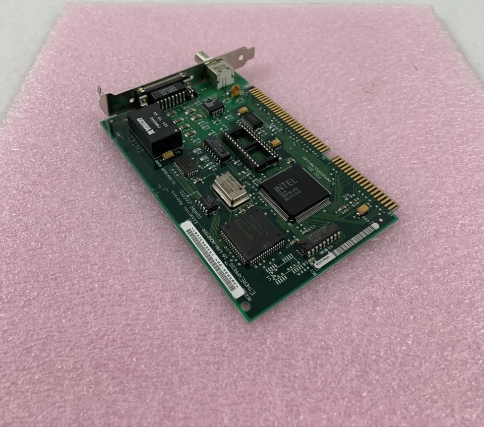 INTEL 16BIT AUI TP ETHERNET EHER EXPRESS ISA Adpater - Image 1 of 4