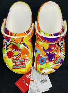 Zueco Crocs x Trix Cereal Edición Especial Tie Dye Clásico Talla J5 - Imagen 1 de 24