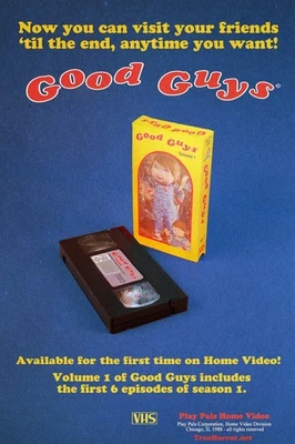 1988 Childs Play Movie Poster 11X17 Chucky Andy Barclay My Buddy Good Guys 🔪🍿