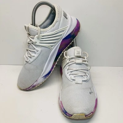 Zapatillas informales Puma Pacer Future blanqueadas para niñas talla 5 C 387015-01 Foto 1 de 4
