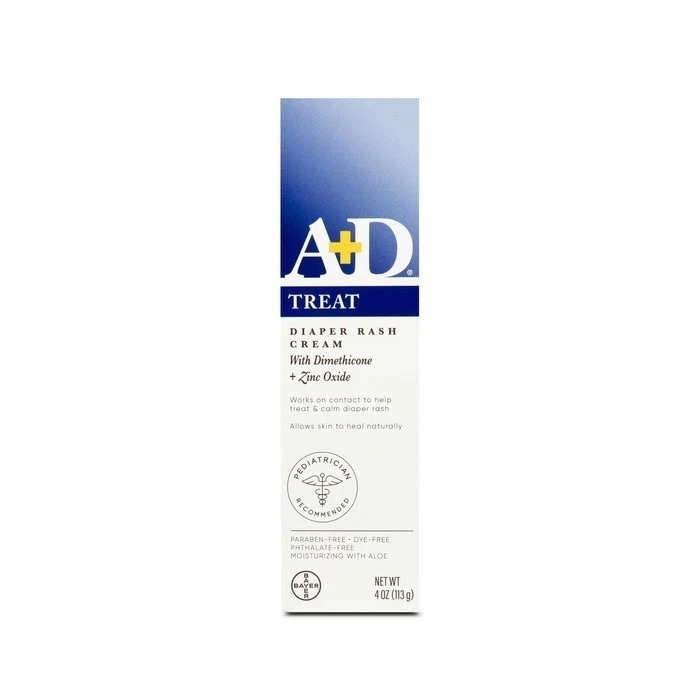 Crema para dermatitis del pañal A+D Treat con dimeticona + óxido de zinc 4 oz Foto 1 de 1