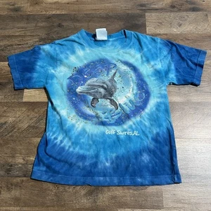Wild Gear Dolphin T-shirt Colorful Tie Dye Big Front Graphic YOUTH Size L Large - Picture 1 of 9