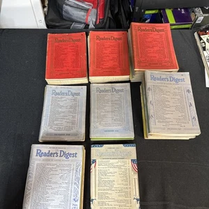 Gigantic Lot Of 51 Vintage Readers Digest Magazine Issues From 1933-1943 - Picture 1 of 4