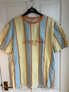 Asap Rocky T-Shirt Guess Originals USA X Size L Large Amazing Condition - Picture 1 of 19