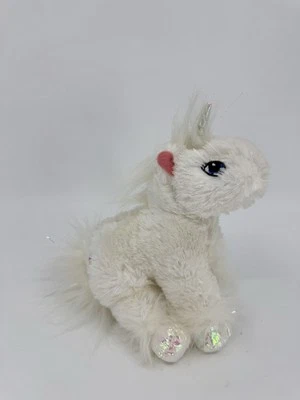 Ganz Webkinz Lil’ Kinz Unicorn White Plush Stuffed Animal Toy No Code Shiny Feet - Image 1 of 4