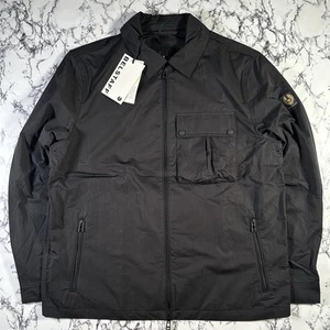 BELSTAFF Mens Black Drome Overshirt SIZE UK44 IT54 2XL BNWT - Picture 1 of 13