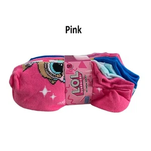 L.O.L. Suprise! Girl's 12 Pair Set Breathable Graphic Print No Show Socks - Picture 1 of 5