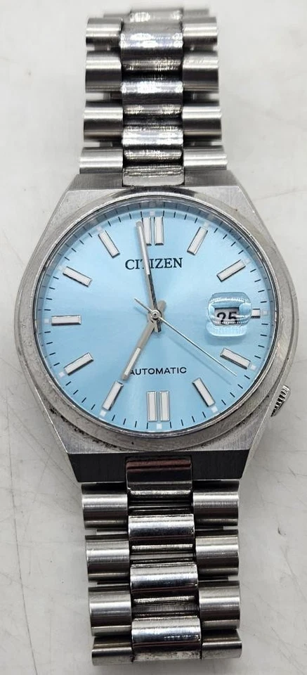 Citizen Watch 8210-s126967 Tsuyosa Automatic Blue Dial Stainless Men (GAL156709) - Image 1 of 2