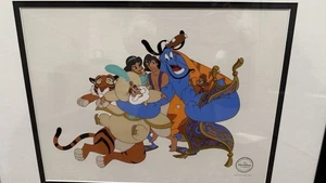 Disney Aladdin " Group Hug " Sericel Cel Limited Edition (5000) - Bild 1 von 3