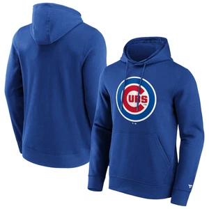 Chicago Cubs MLB Hoodie Blue Primary Logo Graphic Hoodie - New - Picture 1 of 3