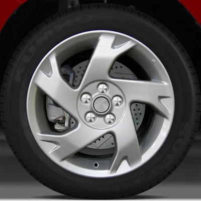 16x6.5 Factory Wheel (Bright Fine Silver) For 2002-2008 Pontiac Vibe - Image 1 of 4