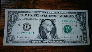 2017 Series $1 Dollar Birthday Note Jan. 25, 1973 F19730125A Geat Shape! - Picture 1 of 2