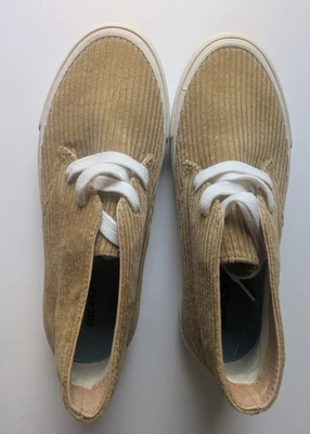SeaVees Corduroy Maslon Desert Boot Women Size 8 Tan Slip On - Image 1 of 4