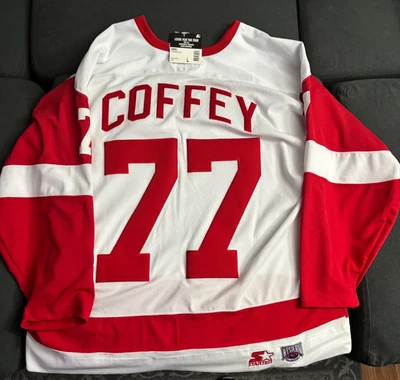 Red Wings Paul Coffey Jersey. Starter Men’s Size L, with Tags. Never Worn - Image 1 of 4