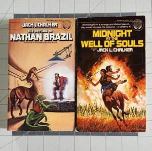 Jack L Chalker Paperbacks Return Of Nathan Brazi,l Midnight At The Well Of Souls - Picture 1 of 8