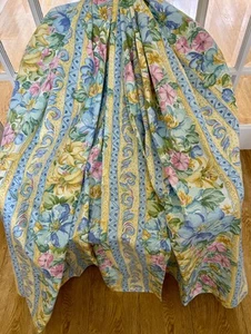 FABULOUS VINTAGE COUNTRY COTTAGE SINGLE CURTAIN PLUS EXTRA FABRIC - Picture 1 of 12