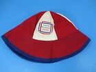 Chapeau vintage américain bicentenaire présenté par la société Boeing rouge blanc VS10