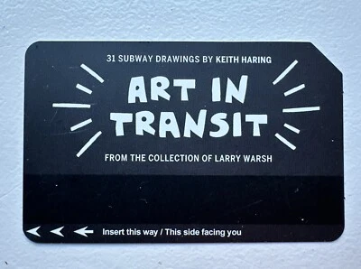 Keith Haring 31 Subway Dibujos Sothebys Showcard Raro Artículo de Coleccionista Foto 1 de 2