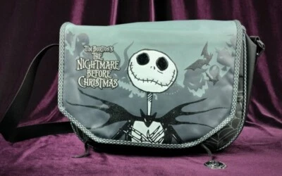 Disney Nightmare Before Christmas Jack Skellington Insulated Messenger Bag EUC - Image 1 of 4