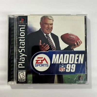 Madden NFL 99 Sony PlayStation 1 PS1 Black Label Complete w/ Manual CIB Tested - Image 1 of 4