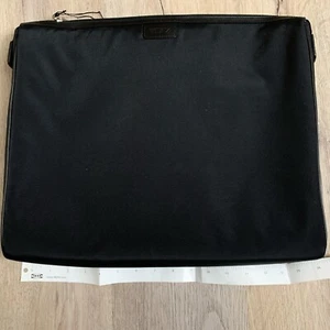 TUMI Black Ballistic Nylon Large Wide Laptop Tech Case Bag NWT - Picture 1 of 10