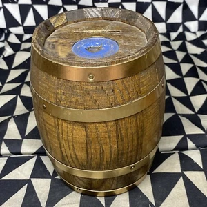 Wooden Whiskey Barrel Coin Bank - Liberty National Bank of Kentucky - Picture 1 of 6
