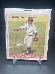 Harold Pie Traynor 1933 Goudey Reprint 4 Part Color Process Flex - Picture 1 of 3