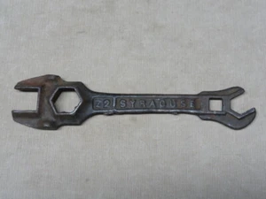  Antique Z2 SYRACUSE Plow Farm Implement Wrench Tractor Buggy Tool  - Picture 1 of 9
