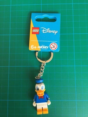 LEGO DONALD DUCK DISNEY MICKEY AND FRIENDS Key Chain 854111 6339350 NEW WITH TAG - Image 1 of 2