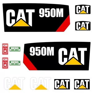 Decal Kit fits CAT 950m Front Wheel Loader Equipment Sticker 7yr UV Made in USA - Picture 1 of 3