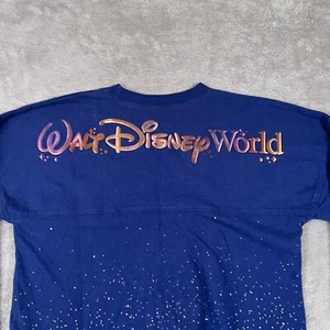 Disney World Spirit Jersey Youth XL Blue 50th Anniversary Speckled Pullover Top - Picture 1 of 7