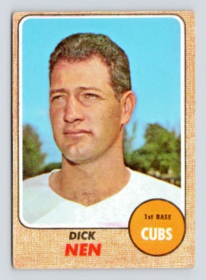 1968 Topps Card, #591 Dick Nen, Chicago Cubs - Image 1 of 3