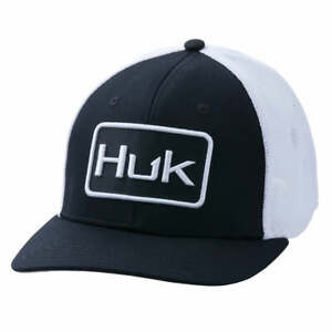 NEW for 2022 Huk Solid Stretch Trucker Hat H3000304 - Choose Size / Color