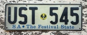 Vintage South Australia SA The Festival State Automobile license UST 545 - Picture 1 of 2