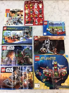 Used Vintage Lot Of 6 Official Lego Instruction Manuals Mixed Sets - Picture 1 of 10